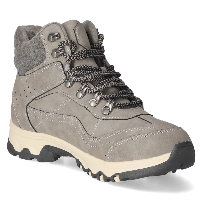 Schnürboots Grau