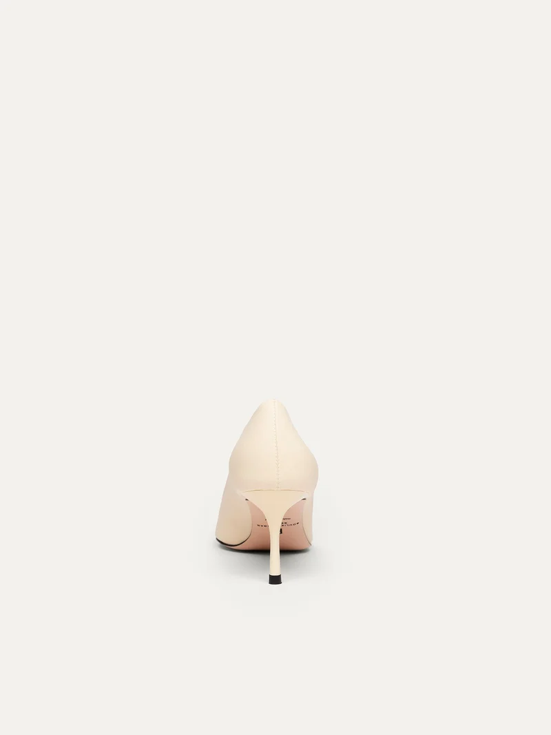 Beige Pumps 10 am Monday at the office aus biobasiertem Polymere von Bikkou