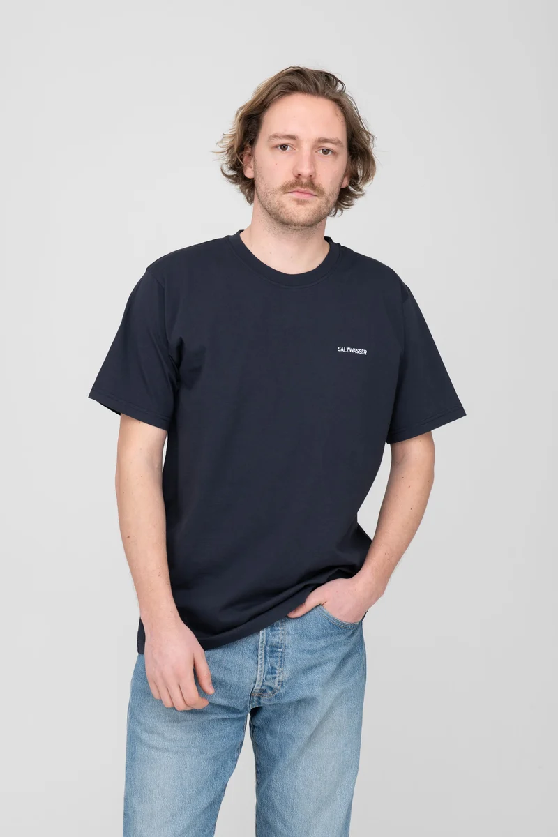 T-Shirt Jonte Dunkelblau von Salzwasser