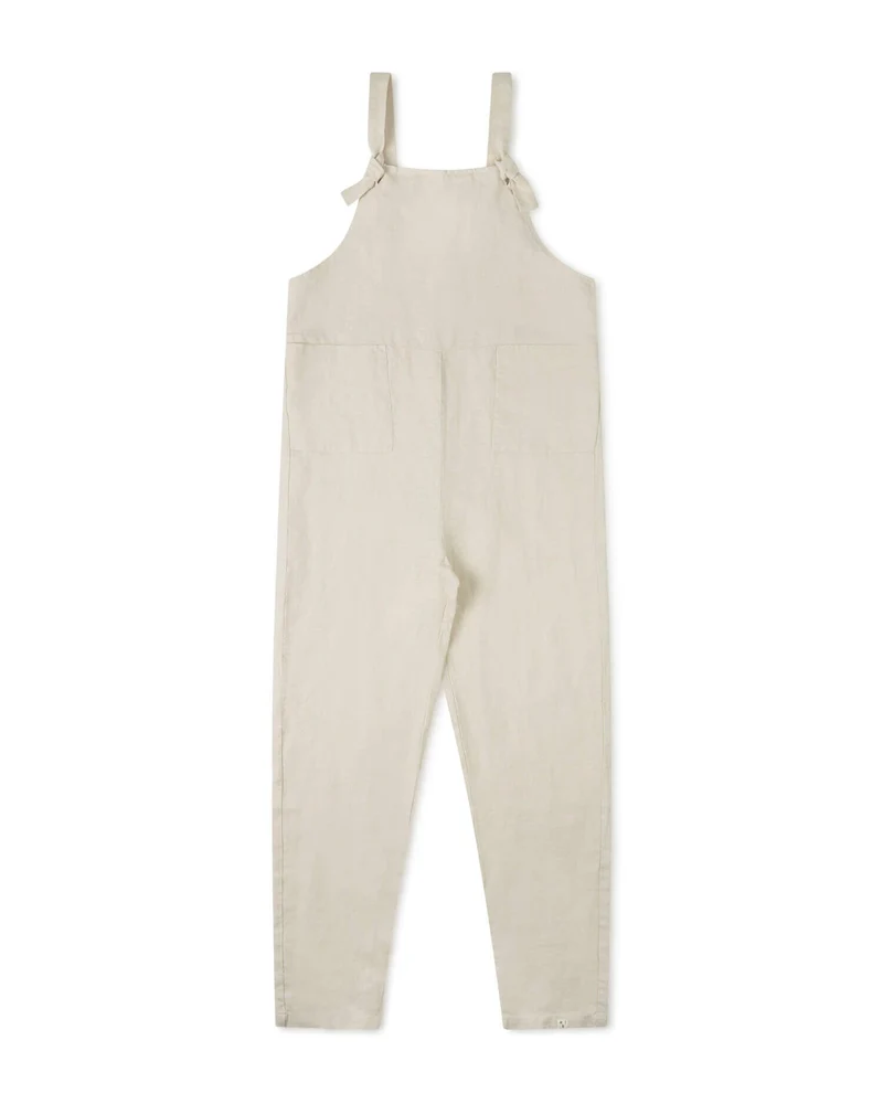 Linen Overall almond