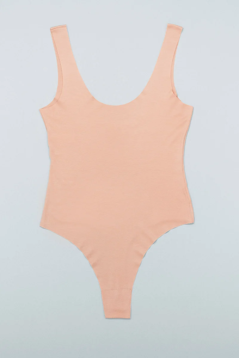 Hautfarbener Body aus Tencel & Elastan von moi-basics