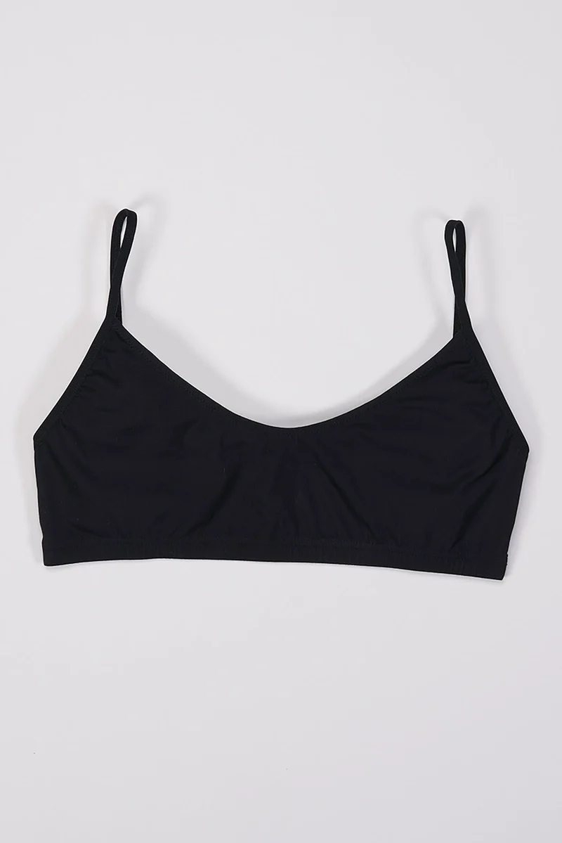Top black / BH in schwarz aus natürlichem MicroModal von moi-basics