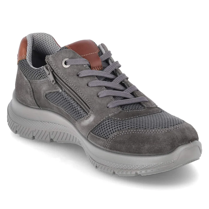 Halbschuhe Grau