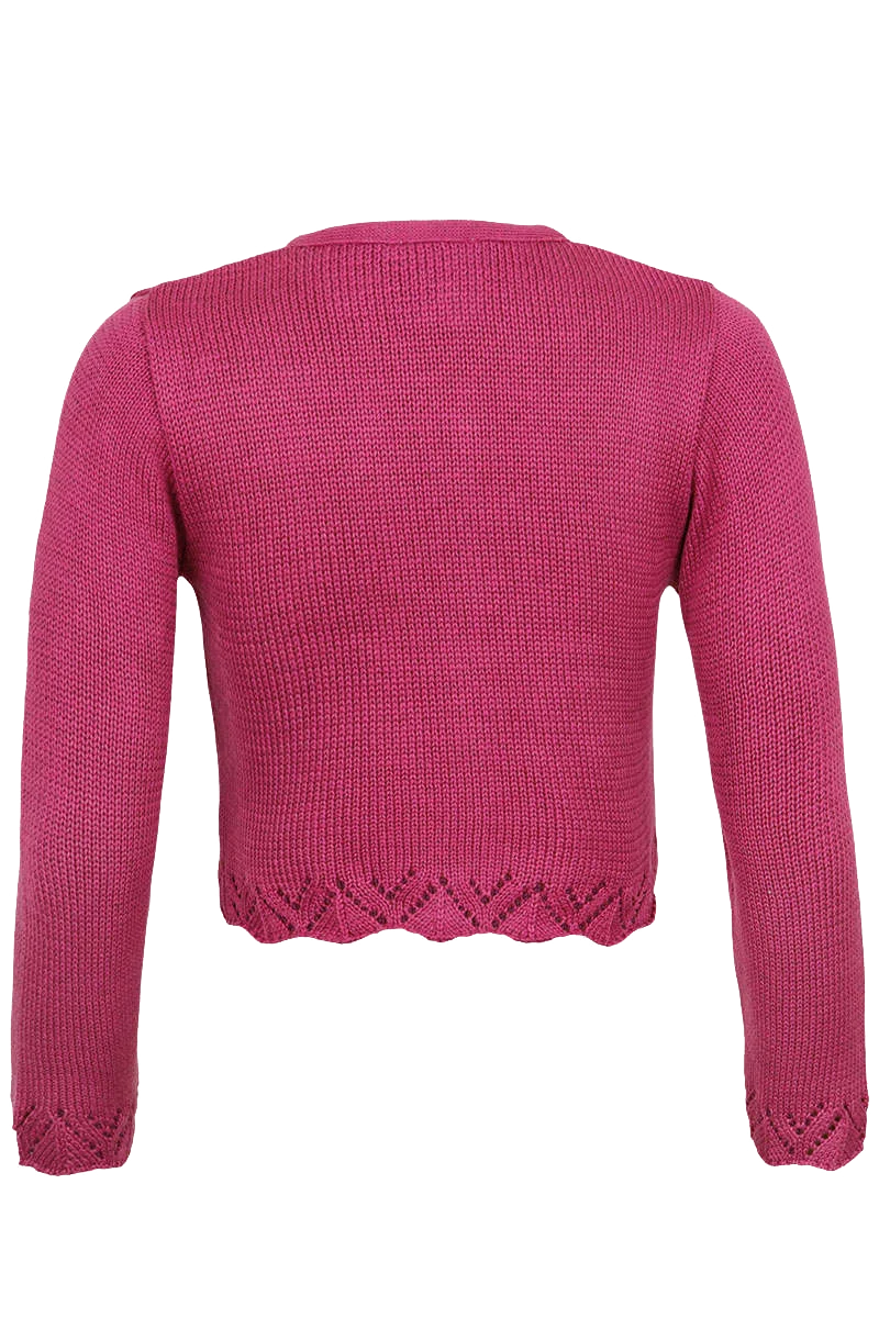 Mädchen Trachten-Strickjacke Dirndljacke
