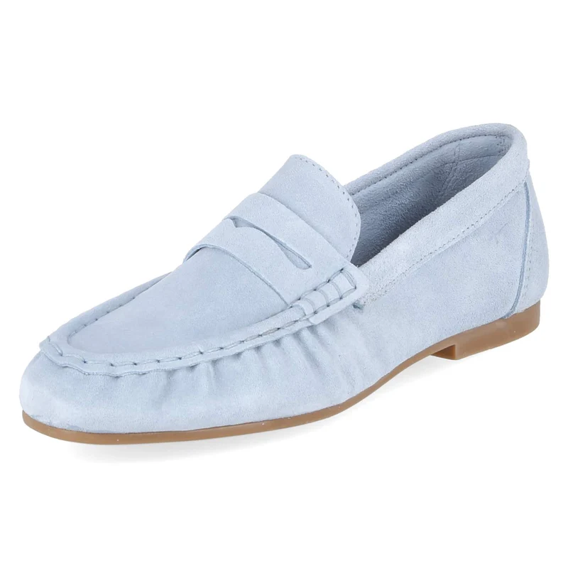 Mokassins Blau