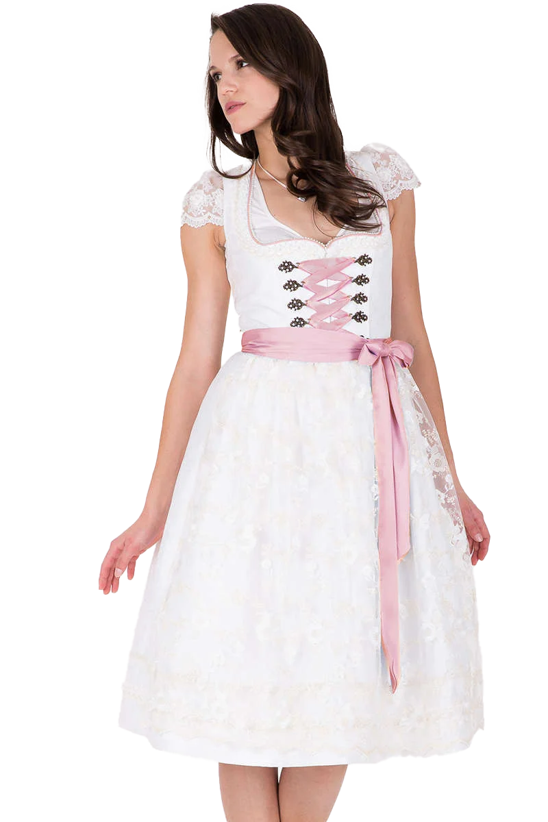 Hochzeits-Dirndl midi