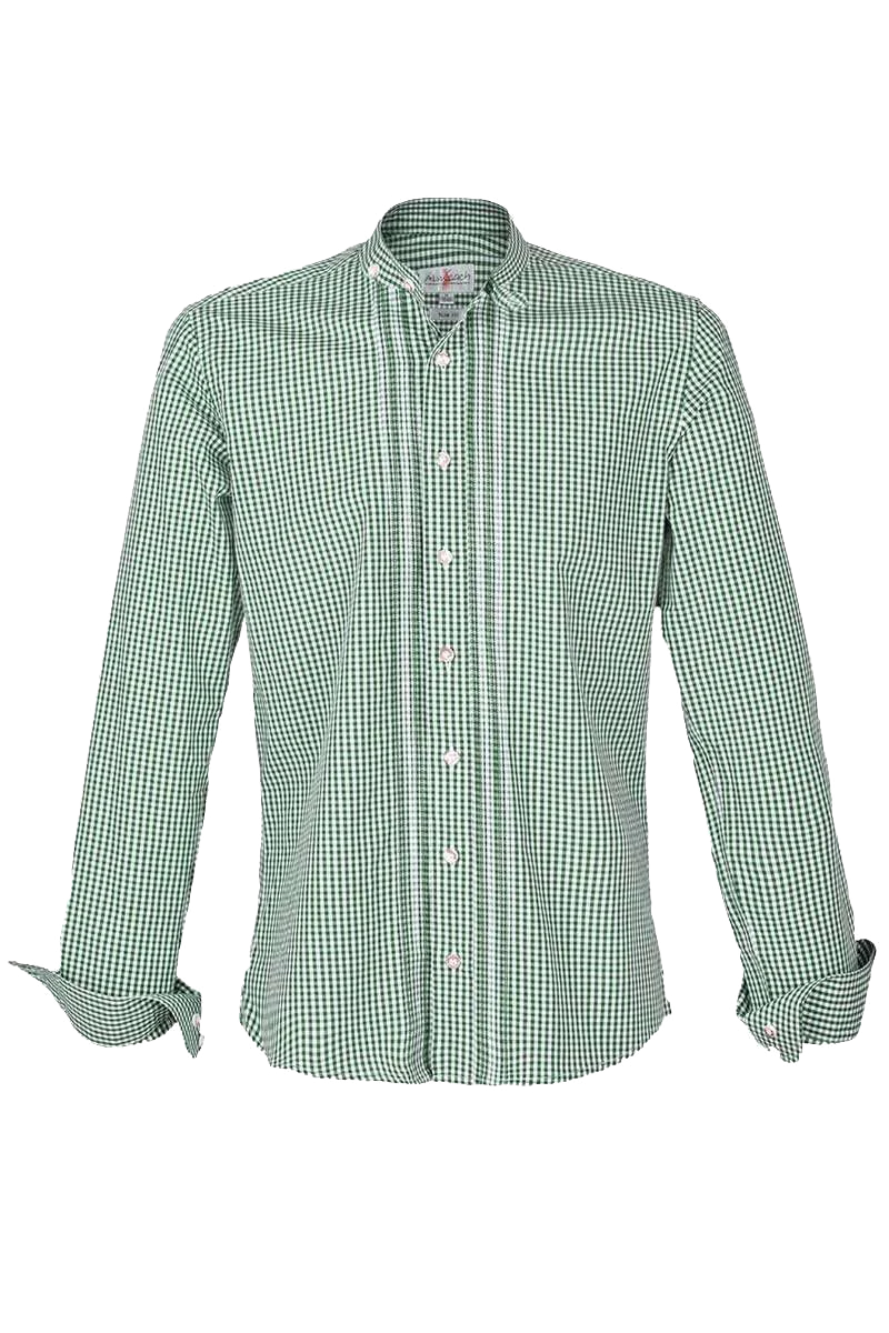 SLIM-FIT Stehkragen kariert