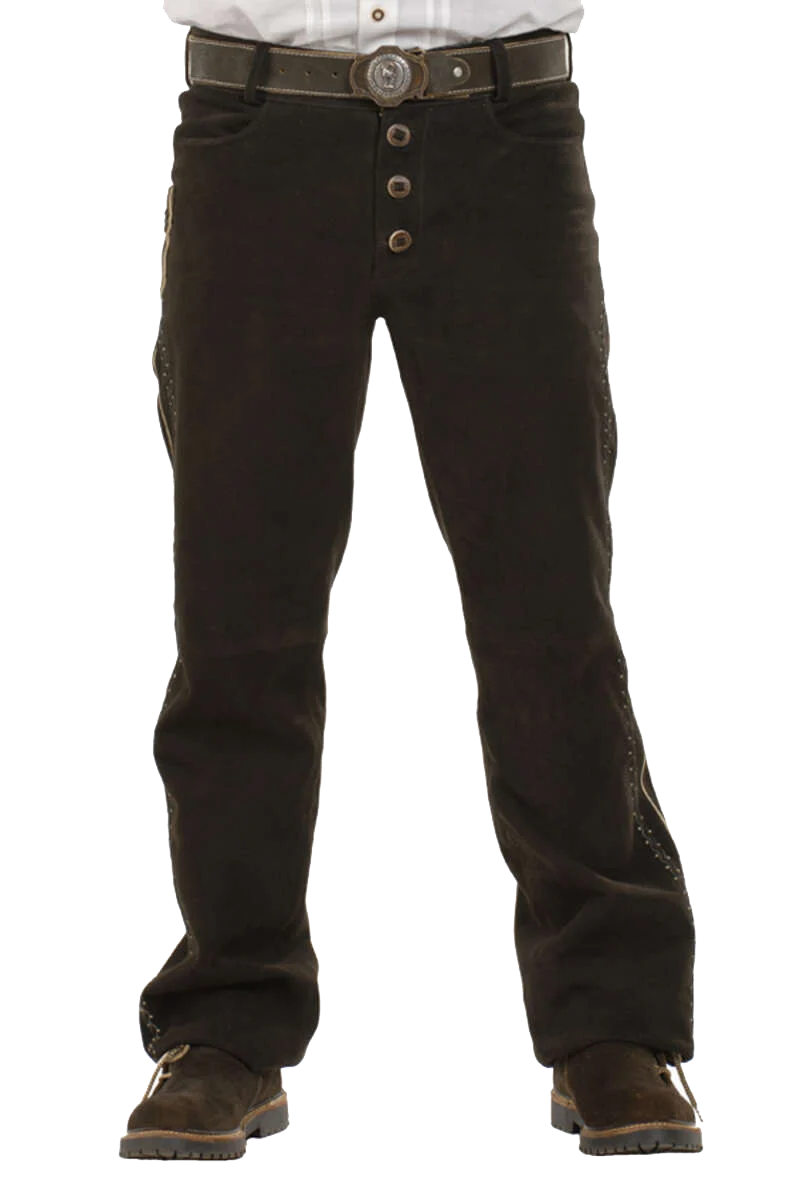 Herren Lederhose Lang