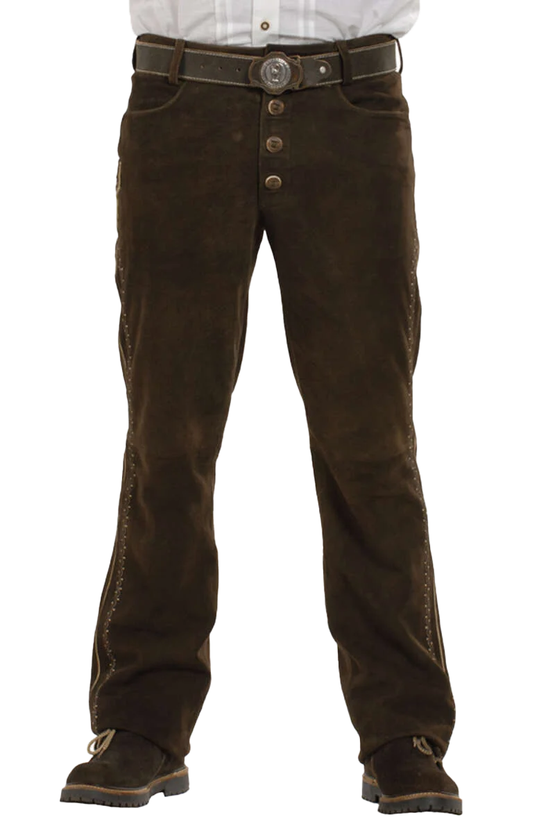 Herren Lederhose Lang