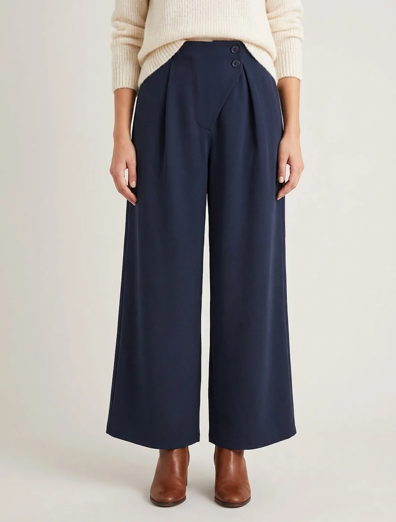 Uni Hose mit elastischem Bund - Marine