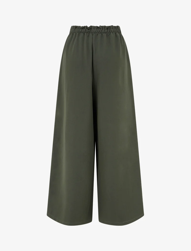 Uni Hose mit elastischem Bund - Kaki