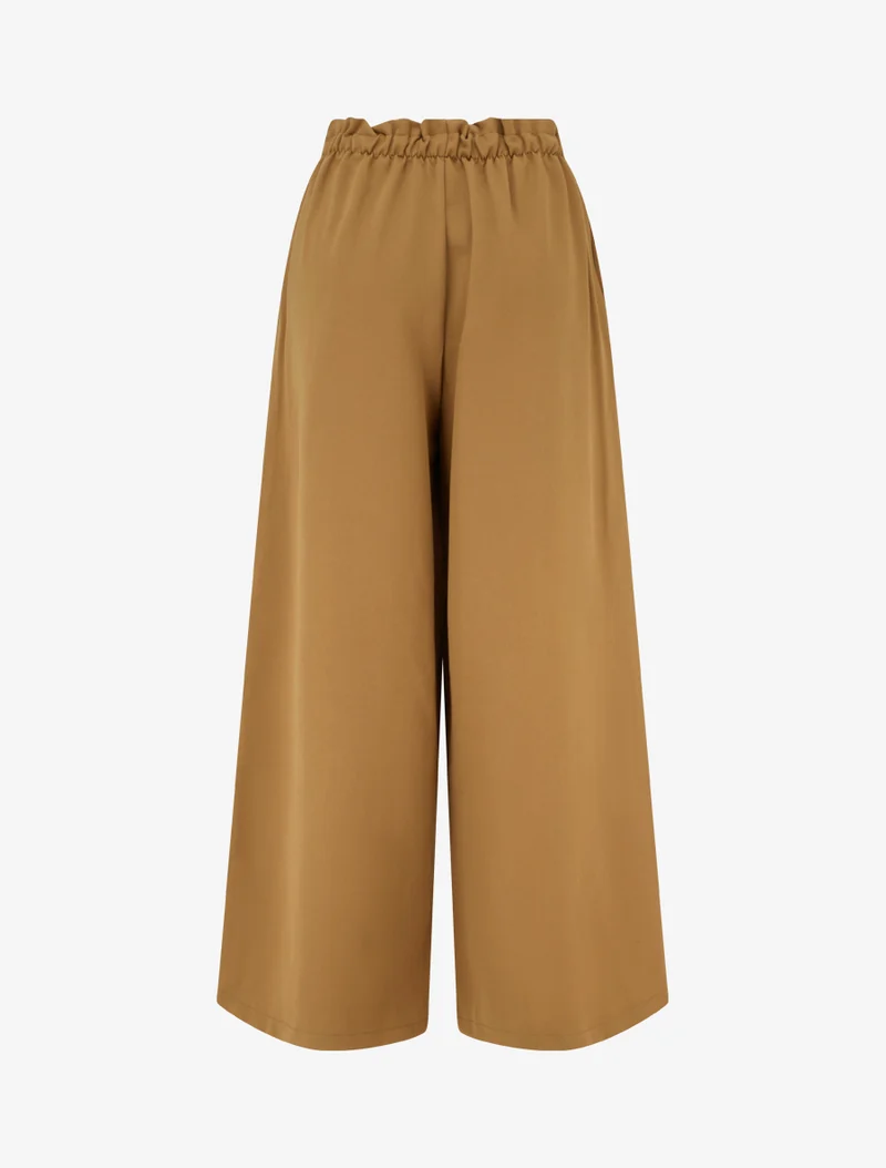 Uni Hose mit elastischem Bund - Kamel