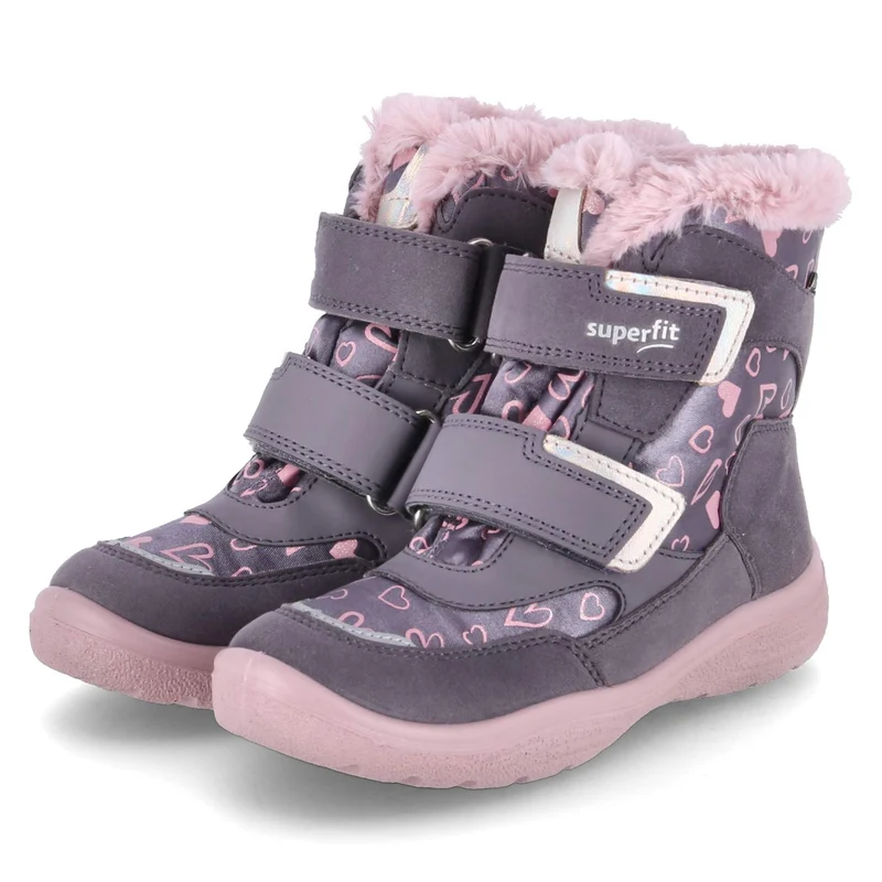 Winterstiefeletten CRYSTA Lila