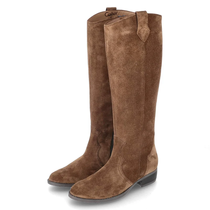 Schaftstiefel Braun