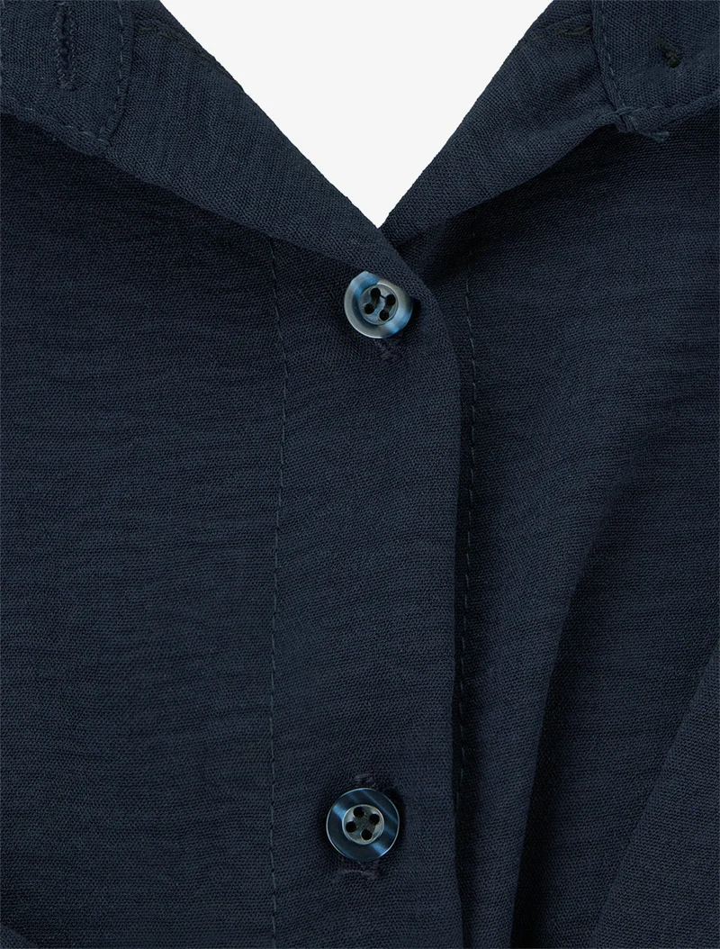 Wickelhemdkleid - Marine