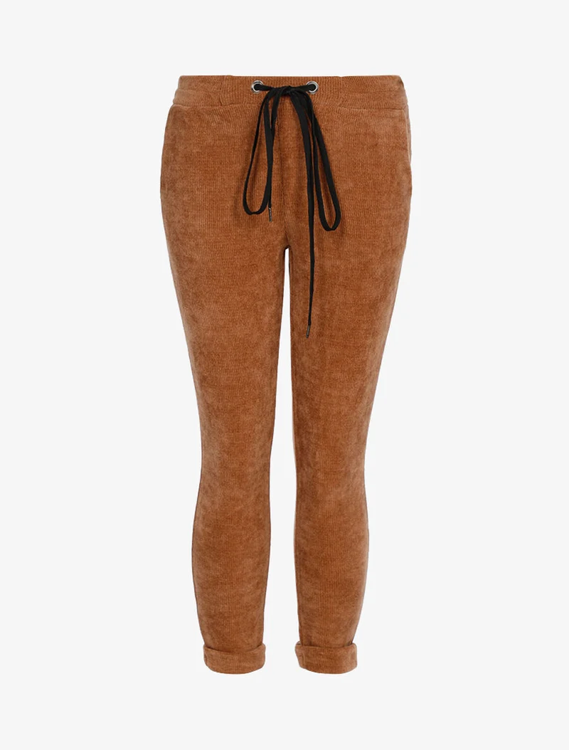 7/8-Hose aus Cord - Kamel