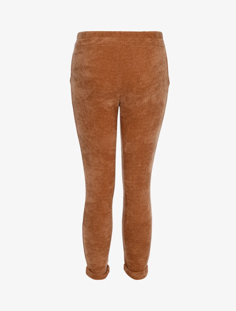 7/8-Hose aus Cord - Kamel
