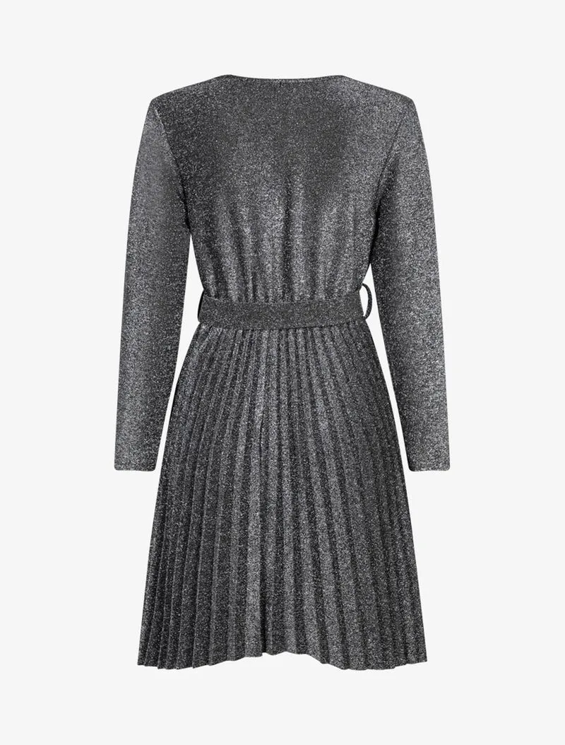 Paillettenkleid mit gewelltem Saum - Geld