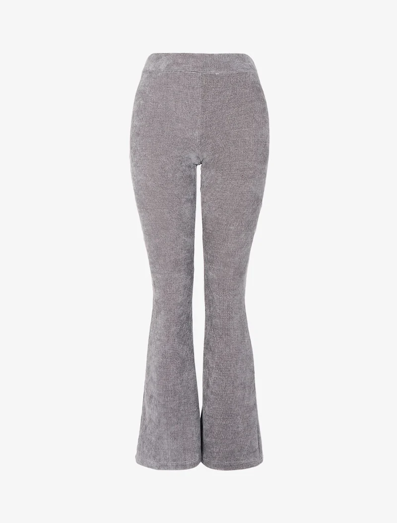 Cordhose mit Schlag - Hellgrau