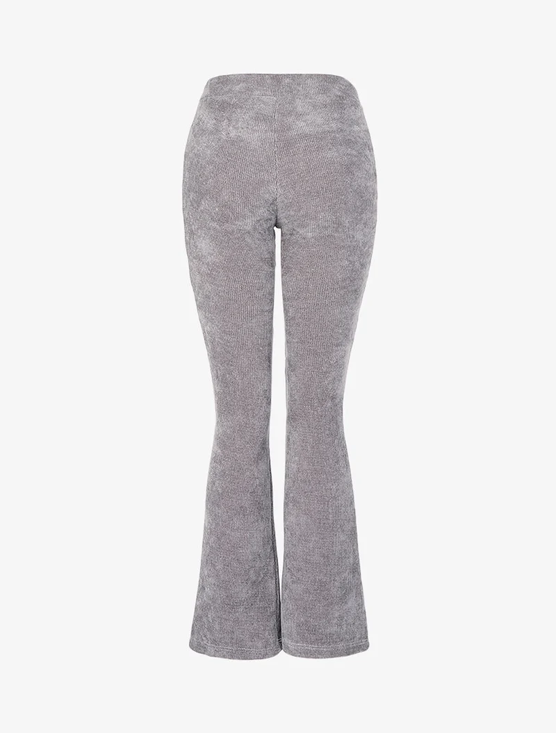 Cordhose mit Schlag - Hellgrau