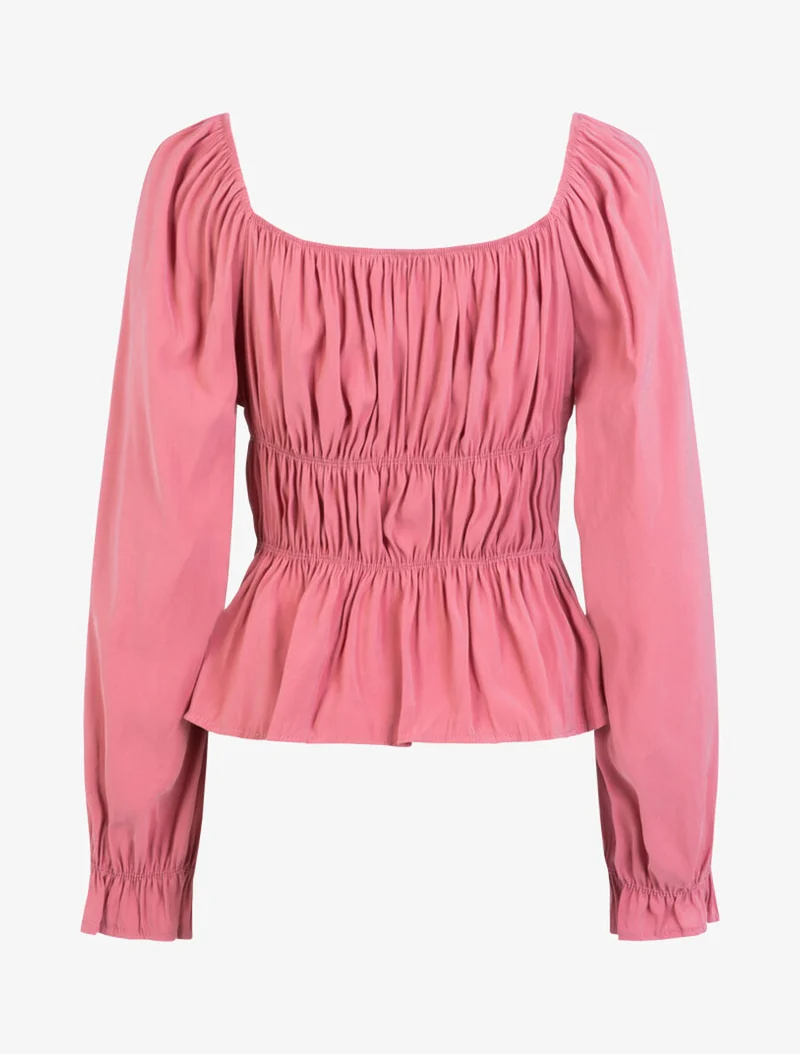 Elastisches weiches Oberteil - Rose