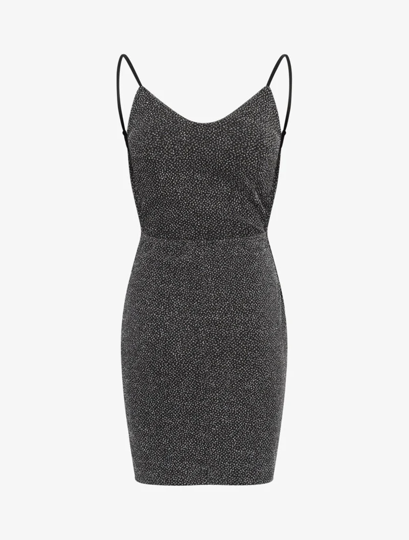 Rückenfreies irisierendes Kleid - Geld