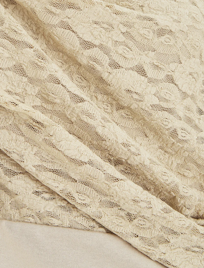 Spitzenkugel aus Spitze - Beige
