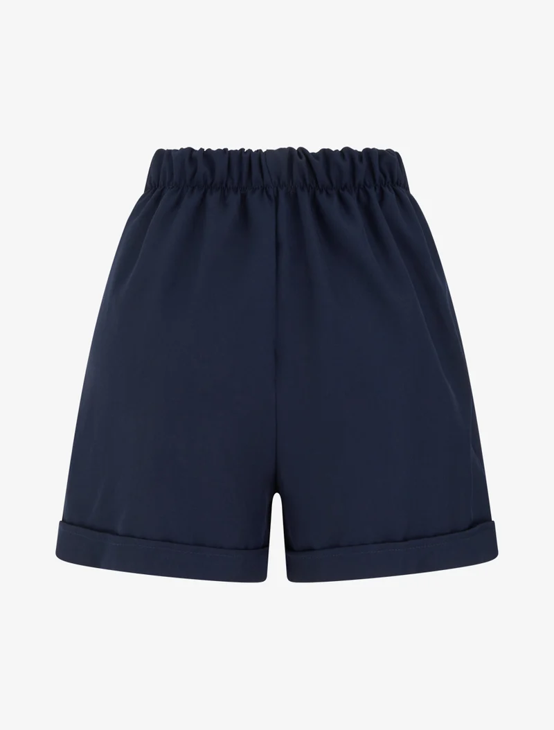 Kurze elastische Uni-Hose - Marine