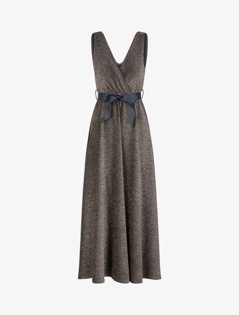 Paillettiertes langes Kleid - Oder