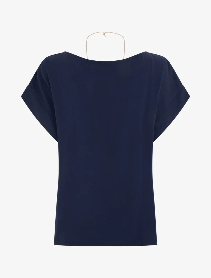 Kurzärmeliges Top - Marine
