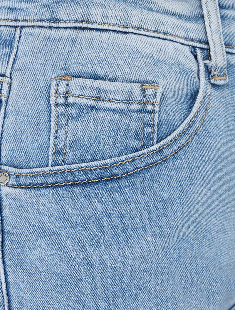 Klassische Jeans-Bermuda - Blau