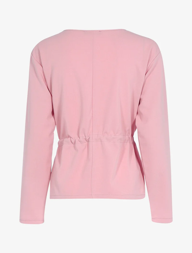Oberteil mit verstellbarer Taille - Rose