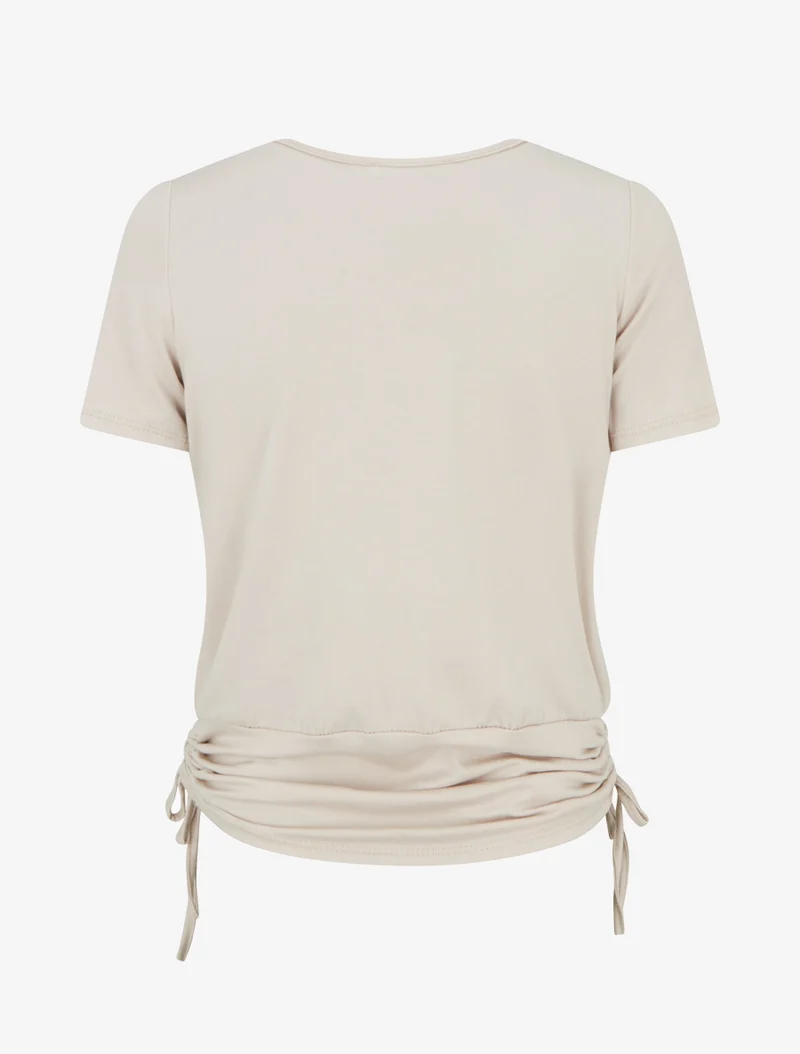 Oberteil mit Kettenschichtungseffekt - Beige