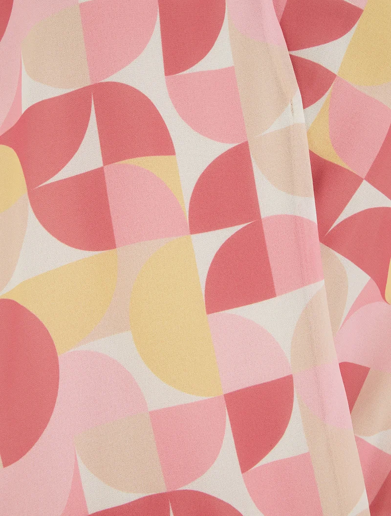 Ärmelloses Top mit Grafikdruck - Rose