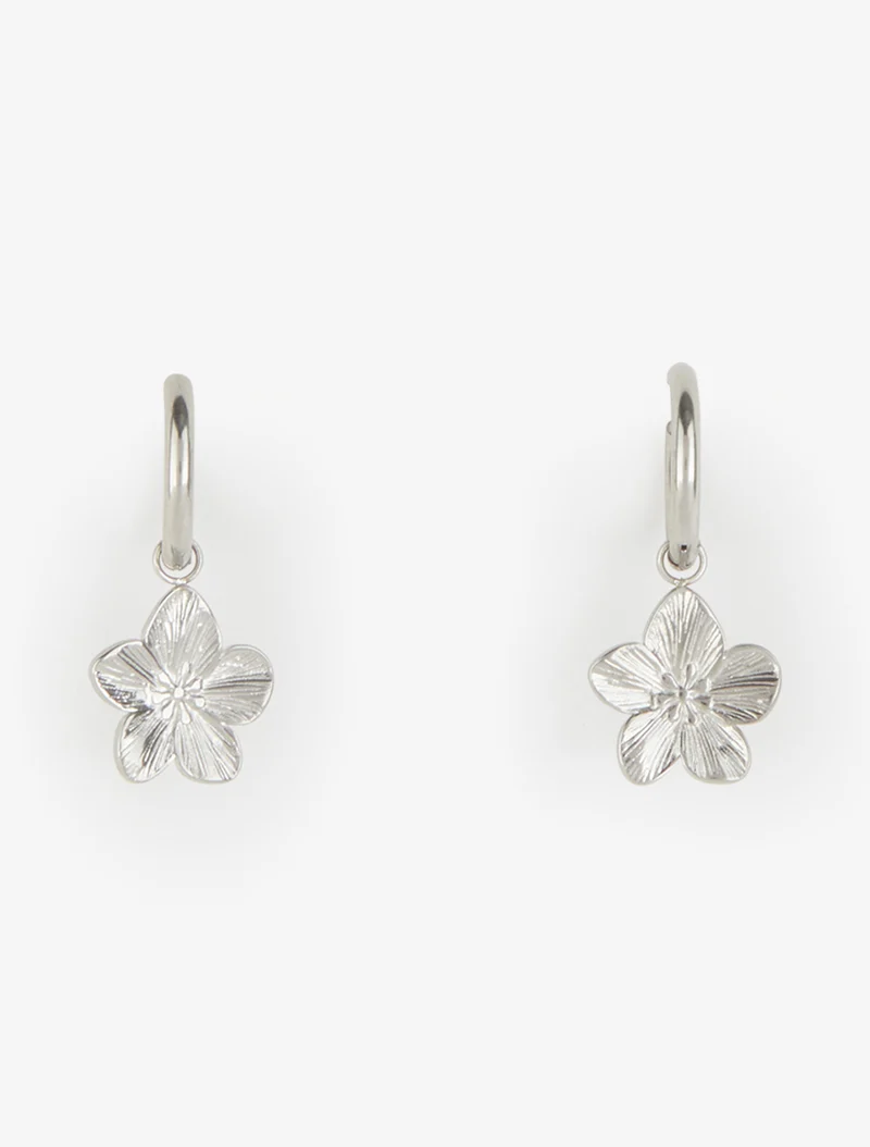 Ohrringe mit Blumenanhänger - Geld