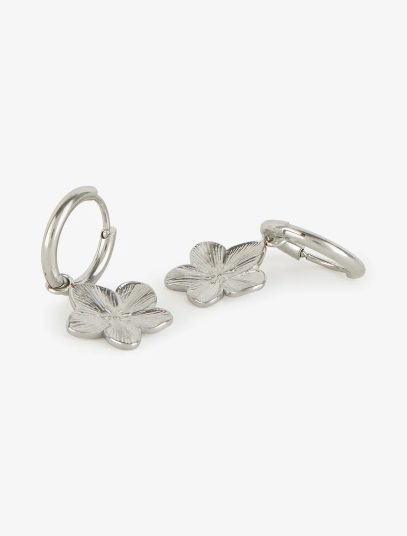 Ohrringe mit Blumenanhänger - Geld