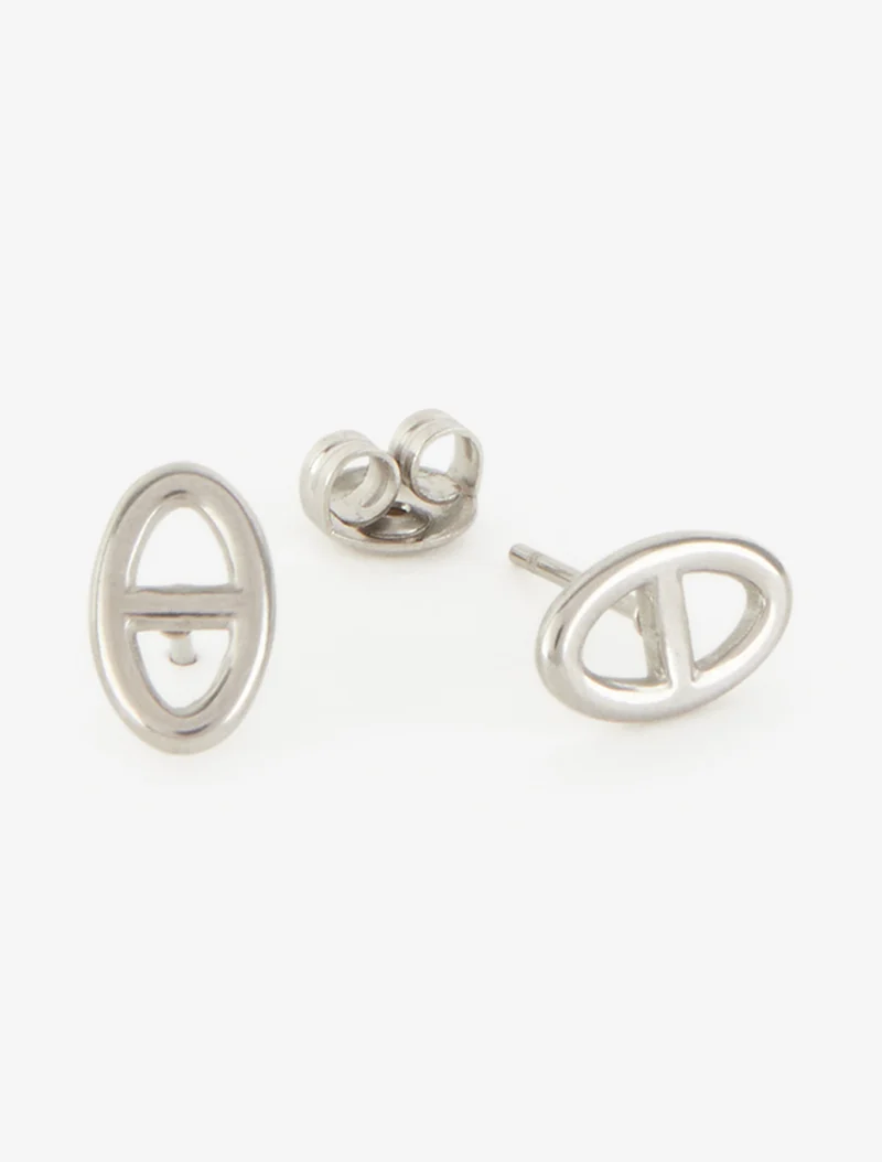 Ohrstecker im Ankerketten-Design - Geld