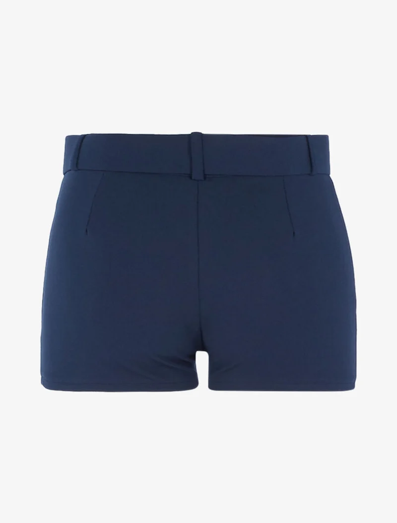 Gürtel-Mini-Shorts - Marine