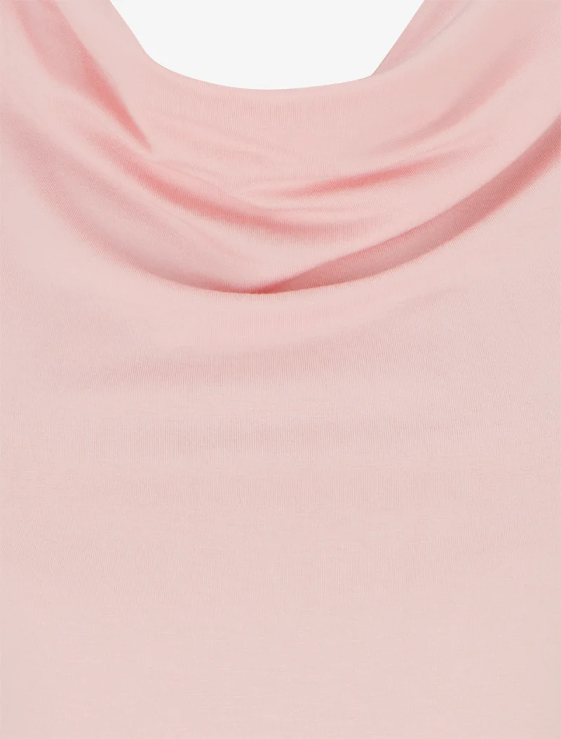 Ärmelloses Top mit Stickerei am Rücken - Rose