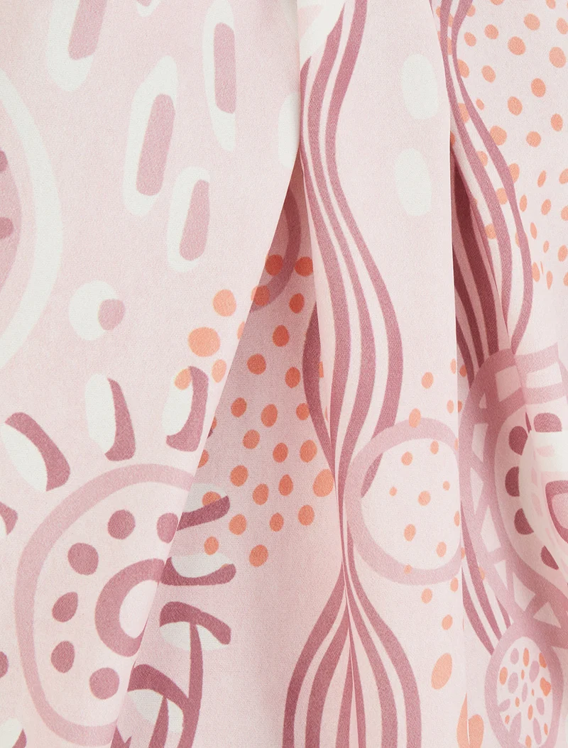 Ärmelloses Top mit Grafikdruck - Rose