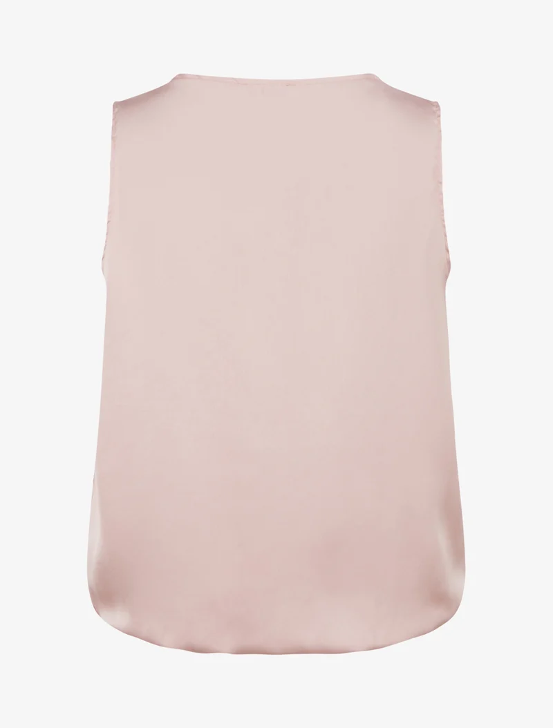 Satinierte Top-Kugel mit Metallschmuck - Rose