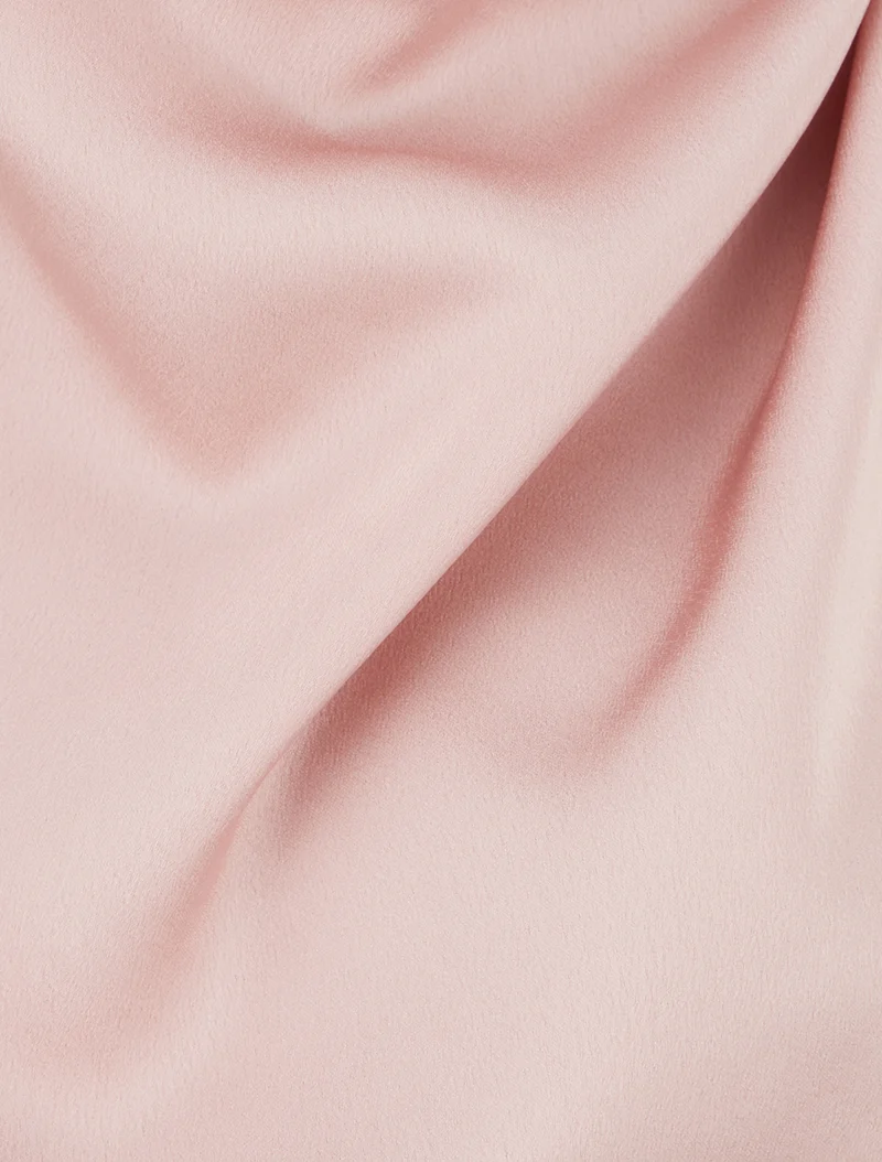 Satinierte Top-Kugel mit Metallschmuck - Rose