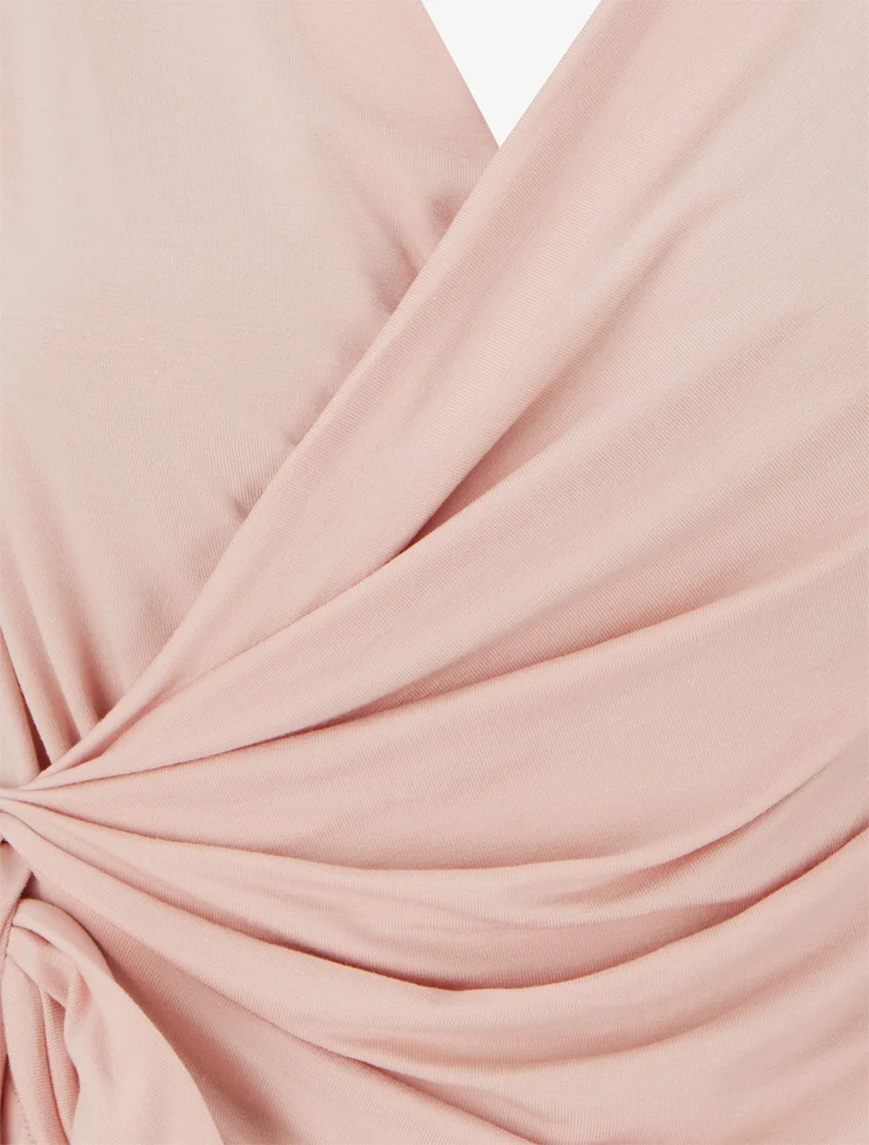 Wickeloberteil mit V-Ausschnitt - Rose