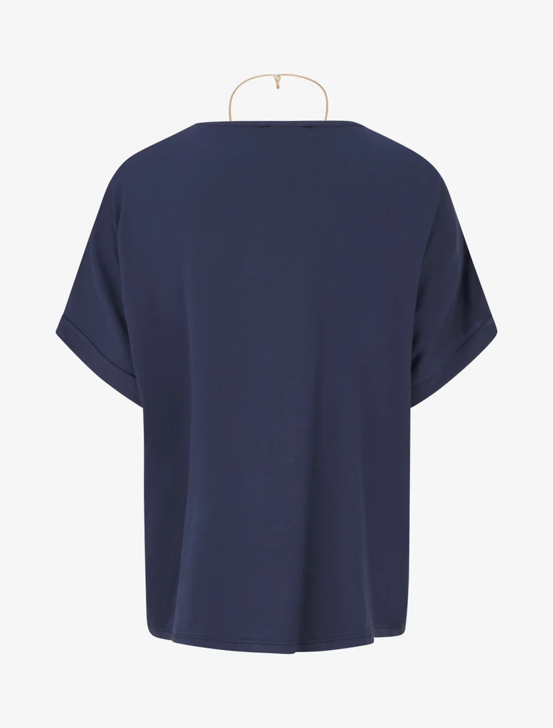 Kurzärmeliges Top - Marine