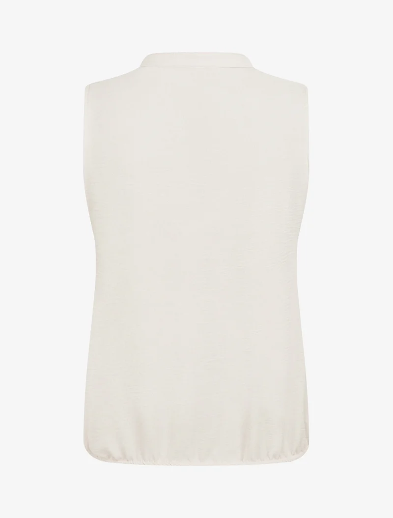 V-Ausschnitt Top - Beige