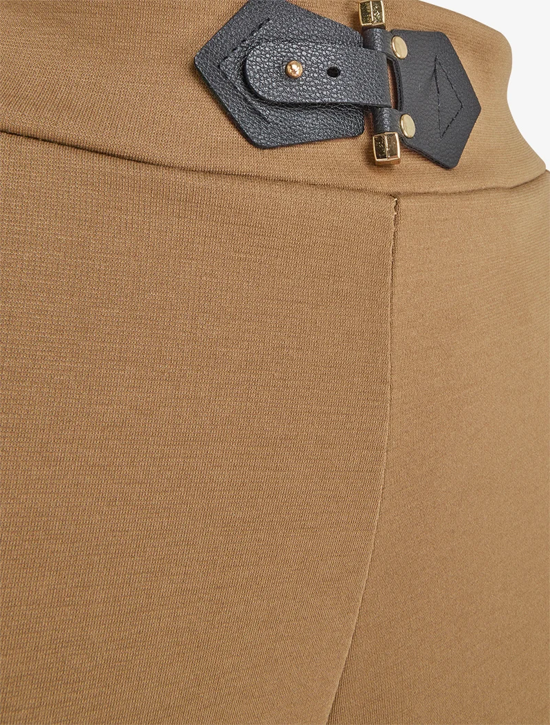 Stylisierte Einsatzhose - Kamel