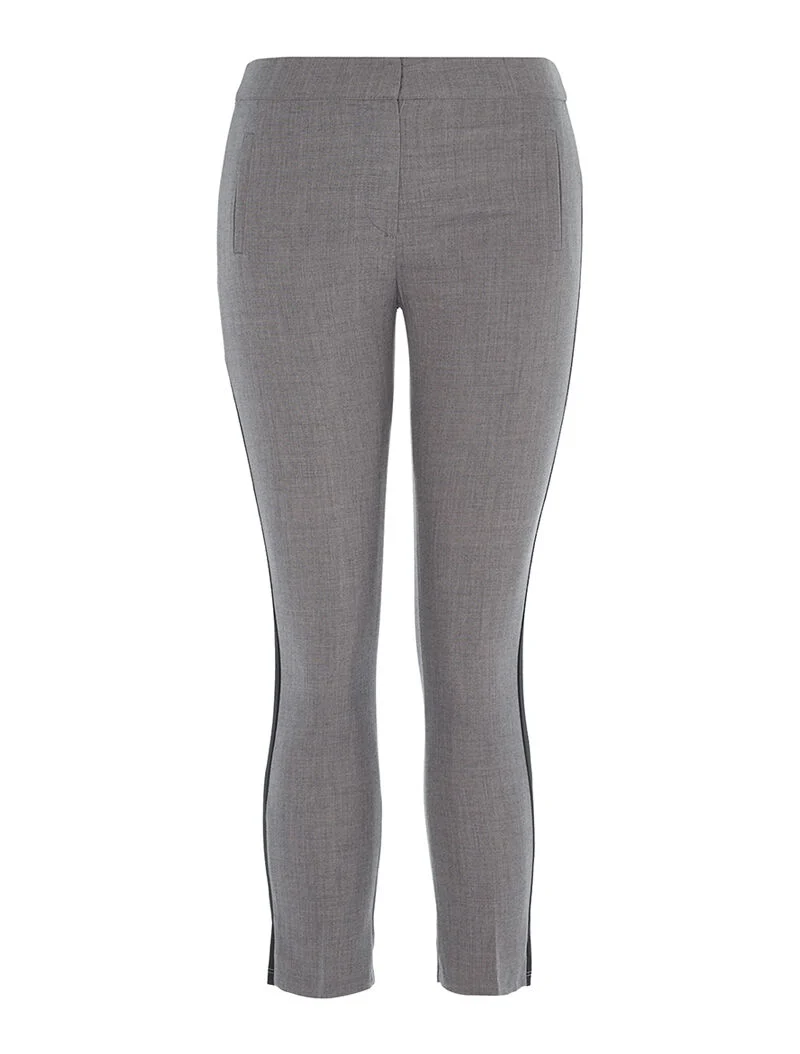 Sporthose mit Streifen - Grau
