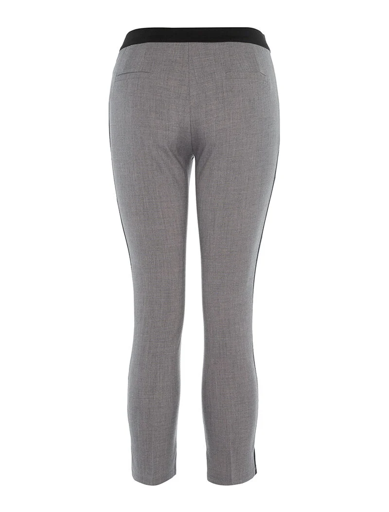 Sporthose mit Streifen - Grau