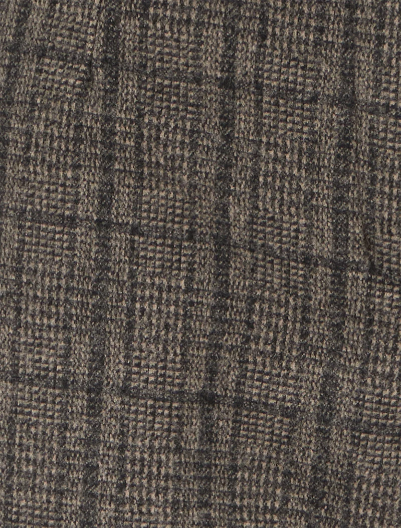 Dicke Hose mit Tartan-Muster - Schwarz
