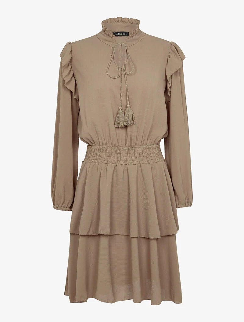 Rüschenballonkleid - Maulwurf